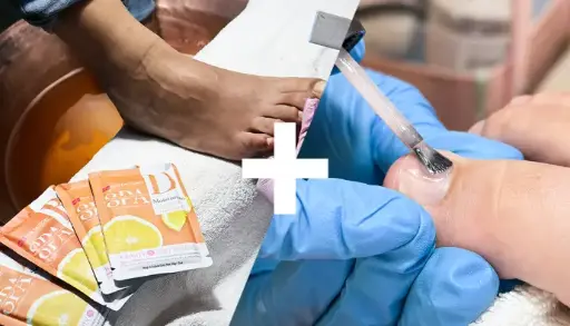 Paquete pedicure (SPA) + gel